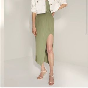 Wilfred Slit Knit Skirt
